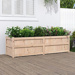 Maison Chic Jardinière,Bac à fleurs - pot de fleur 180x50x50 cm bois de pin massif -GKD75641