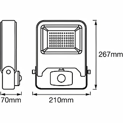 Ledvance Projecteur endura flood 50W 4500lm 3000k Blanc