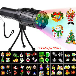 Universal Lumière de projecteur de Noël LED lumière de fête de Noël de paysage de jardin laser mobile(Le noir) 