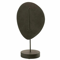 Paris Prix Statuette Déco sur Socle Tête Plate 34cm Noir