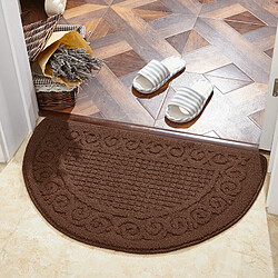 LUUCOZK Tapis de porte d'entrée antidérapant pour entrée intérieure – Café-40x63cm