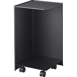 Yamazaki Rangement pour toilettes sur roulettes Caster noir. Rangement pour toilettes sur roulettes Caster noir