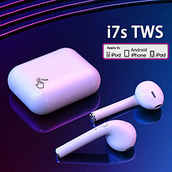 GUPBOO i7s tws Bluetooth 5.0 Casque sans fil Casque de sport Casque avec micro et boîtier de charge Écouteurs pour tous les téléphones intelligents 