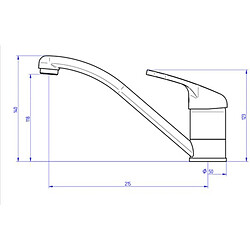 Avis Robinet mitigeur de cuisine evier blanc Bec long orientable