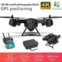 KY601G GPS Drone avec 4K Caméra HD 5G WIFI FPV RC Quadcopter Pliable Drone Noir