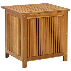 Avis vidaXL Boîte de rangement de jardin 60x50x58 cm Bois d'acacia solide