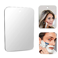 Avis Miroir De Rasage De Douche Sans Buée Acrylique Hommes Femmes Rectangle De Voyage Anti-buée