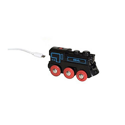 Brio World Locomotive Rechargeable - Accessoire lumineux Circuit de train en bois - Ravensburger - Mixte des 3 ans - 33599