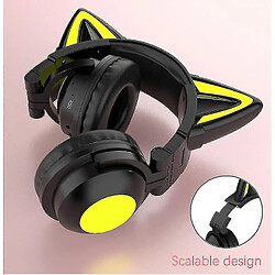 Acheter Universal Casque de jeu oreille de chat son surround RGB LED LED réduction du bruit 5.0