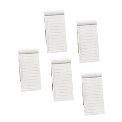 Acheter 5pcs bloc-notes collants bloc-notes bloc-notes signet papier autocollants bloc-notes papeterie livres TODO