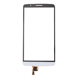 Wewoo Pour LG G3 / D855 blanc pièce détachée remplacement d'écran tactile (seul sans le LCD)