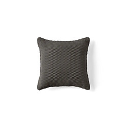 Bestmobilier Topaze - coussin - velours texturé - 40x40 cm Topaze - coussin - velours texturé - 40x40 cm - Gris foncé