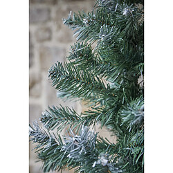 Acheter Sapin de noel artificiel vert pointes blanches - 2.10m - 4179 - CHRISTMAS DAY