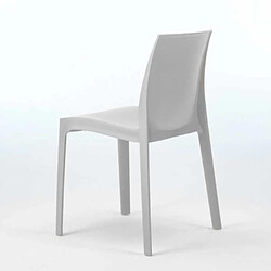 Acheter 22 Chaises Rome Grand Soleil en polypropylène empilables pour bar et café, Couleur: Gris