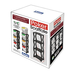 Avis Ac-Deco Etagère - Poker - 35 x 30 x 127 cm - Noir