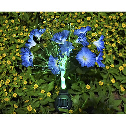 2PCS Solaire Morning Glory Night Light LED Pelouse Lumière Colorée Décorative Lumière Villa Fleur Lumière