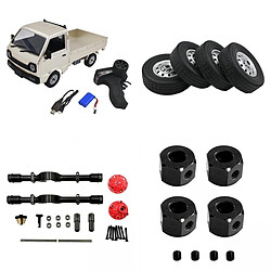 Toy RC Truck Car 1:10 Scale LED Light Electric Toys Avec Pièces Beige 1:10 4wd rc camion voiture buggy jouets enfants 260 moteur