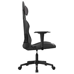 Acheter Maison Chic Chaise de jeu, Chaise gaming de massage, Fauteuil gamer d'ordinateur,Chaise de Bureau Noir et gris Similicuir -GKD93460