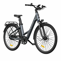 Vélo électrique ADO Air 28 Pro - Moteur 250W Batterie 36V9.6Ah Assisté Autonomie 100KM Freins à Disque Hydrauliques - Gris