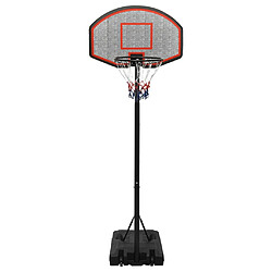 vidaXL Support de basket-ball Noir 237-307 cm Polyéthylène