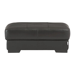 Vente-Unique Pouf en cuir METROPOLITAN II - Noir