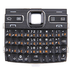 Wewoo Clavier noir pour Nokia E72 pièce détachée Claviers Mobile Phone remplacement du logement avec des boutons de menu / touches de presse 