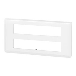 enjoliveur - 2 x 10 modules - blanc - legrand mosaic 078828l