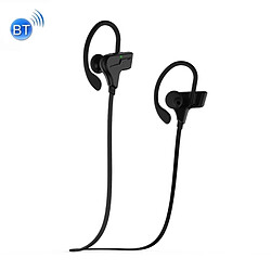 Wewoo Ecouteur Bluetooth pour iPhone sans fil stéréo Sport Crochet d'oreille écouteurs avec contrôle du volume Mic Soutien Handfree Appel Samsung HTC Sony et Smartphones Noir 