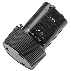 Vhbw Batterie LI-ION 1500mAh 10.8V noir black pour MAKITA CL100, CL100DW, CL100DZ etc. remplace 194550-6, 194551-4, BL1013 