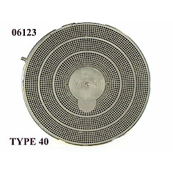 FILTRE ROND A CHARBON ACTIF TYPE 40 WHIRLPOOL - 06123 FILTRE ROND A CHARBON ACTIF TYPE 40 POUR HOTTE WHIRLPOOL - 06123