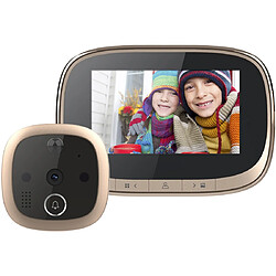 Yonis Interphone Vidéo HD 1.0MP Vision Nocturne 145 Degrés Grand Angle + SD 8Go