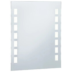 Acheter Maison Chic Miroir mural à LED| Miroir Décoration pour Maison Salle de Bain 50x60 cm -GKD79189