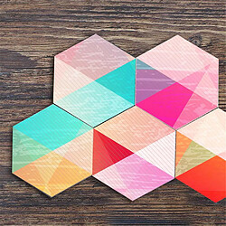 10pcs mur Hexagonal Carrelage Stickers cuisine Huile Preuve Stickers muraux pas cher