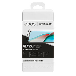 QDOS Protection d'écran pour Xiaomi Redmi Note 9T 5G Oléophobe et Anti-rayures Noir transparent