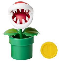 Jakks Figurine super Mario plante Piranha avec pièce