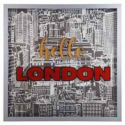 Cadre Alexandra House Living Toile Acrylique Bois MDF 4 x 4 x 80 cm 