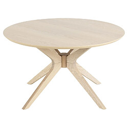 Avis Toilinux Table basse ronde en MDF - Beige