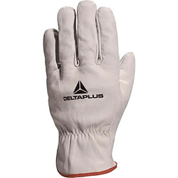 Delta Plus Gants manipulation courante cuir gris taille 8 FBN49