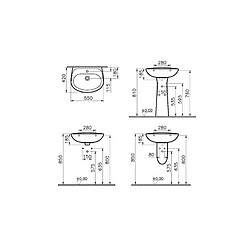 Vitra Lavabo gamme Normus