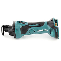 Makita DCO 180 T1J Affleureuse plaque de plâtre 18V avec boîtier MAKPAC + 1 x Batteire 5,0 Ah sans Chargeur 