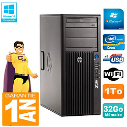 PC HP WorkStation Z210 Tour Xeon E3-1240 RAM 32Go 1To Graveur DVD Wifi W7