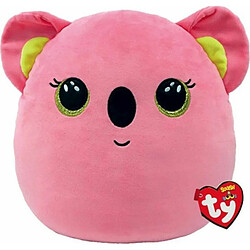 Ty Squish a boos-Coussin Poppy Le Koala 40cm, Rose, TY39313, 40 cm 