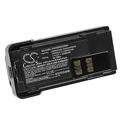 vhbw Batterie compatible avec Motorola DP4601, DP4800, DP4801, GP328D, P8608 radio talkie-walkie (3350mAh, 7,4V, Li-ion) - avec clip de ceinture 