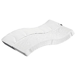 vidaXL Matelas à ressorts ensachés moyen 100x220 cm 