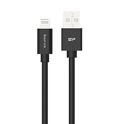 Silicon-Power Silicon Power SP1M0ASYLK15AL1K USB cable Silicon Power SP1M0ASYLK15AL1K câble USB 1000 m USB 2.0 USB A USB C/Lightning Noir