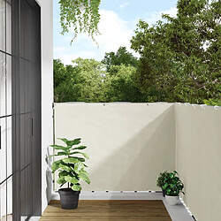 vidaXL Écran d'intimité de balcon blanc 500x120 cm PVC