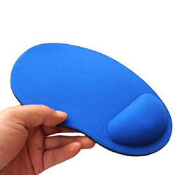 Universal (Bleu) tapis de souris antidérapant / tapis de souris avec support de poignet de coussin en gel pour ordinateur portable PC