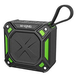 Wewoo Enceinte Bluetooth étanche S6 Portable Haut-Parleur Musique Sans Fil Radio Box Anti-drop Extérieur Vélo Micro SD Noir + vert 