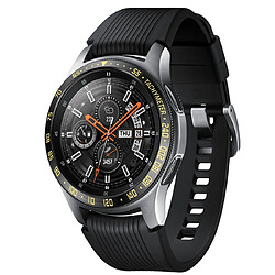 Acheter Wewoo Boîtier de montre Cadre de protection en acier cadran pour Galaxy 42mm or noir