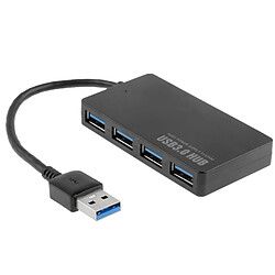 Wewoo Hub USB 3.0 Indicateur LED USB 3.0 Super Portable 5 Ports 5Gbps Remplacement à chaud, Signal USB3.0 clair 